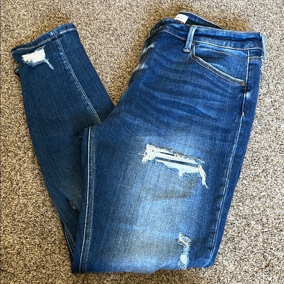 KanCan Distressed Skinny Jeans - Picture 1 of 7